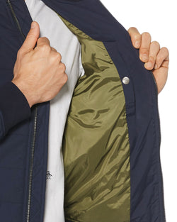 Original Penguin Quilted Bomber Jacket Dark Sapphire thumbnail 4