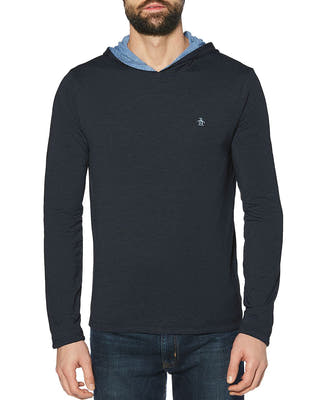 Original Penguin Reversible Hoodie Dark Sapphire