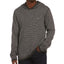 Original Penguin Reversible Knit Hooded Sweater Dark Charcoal Heather