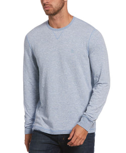 Original Penguin Reversible Sweater Faded Denim Heather thumbnail 2