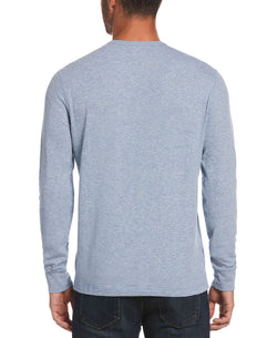 Original Penguin Reversible Sweater Faded Denim Heather thumbnail 3