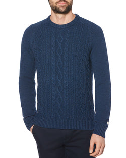 Original Penguin Slim Fit Sweater Saragasso Sea thumbnail 1