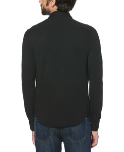 Original Penguin Slim-fit Button-front Shirt True Black thumbnail 2