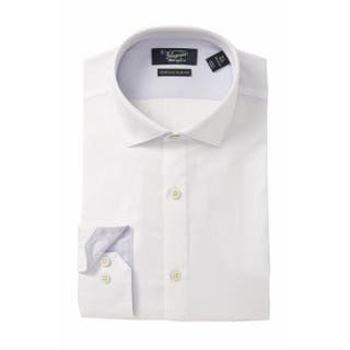 Original Penguin Solid Heritage Slim Fit Dress Shirt White