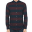 Original Penguin Striped Dobby Oxford Slim Fit Button-down Shirt Tawny Port