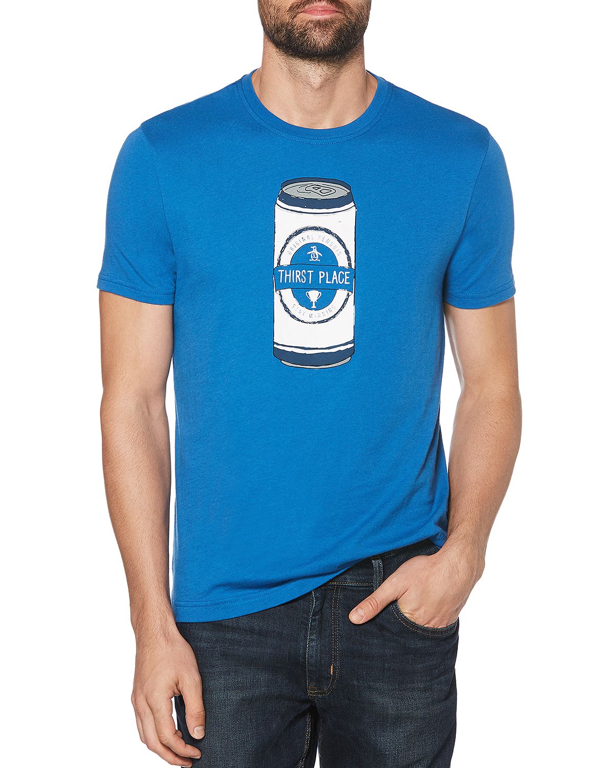 Original Penguin Thirst Graphic Tee Classic Blue
