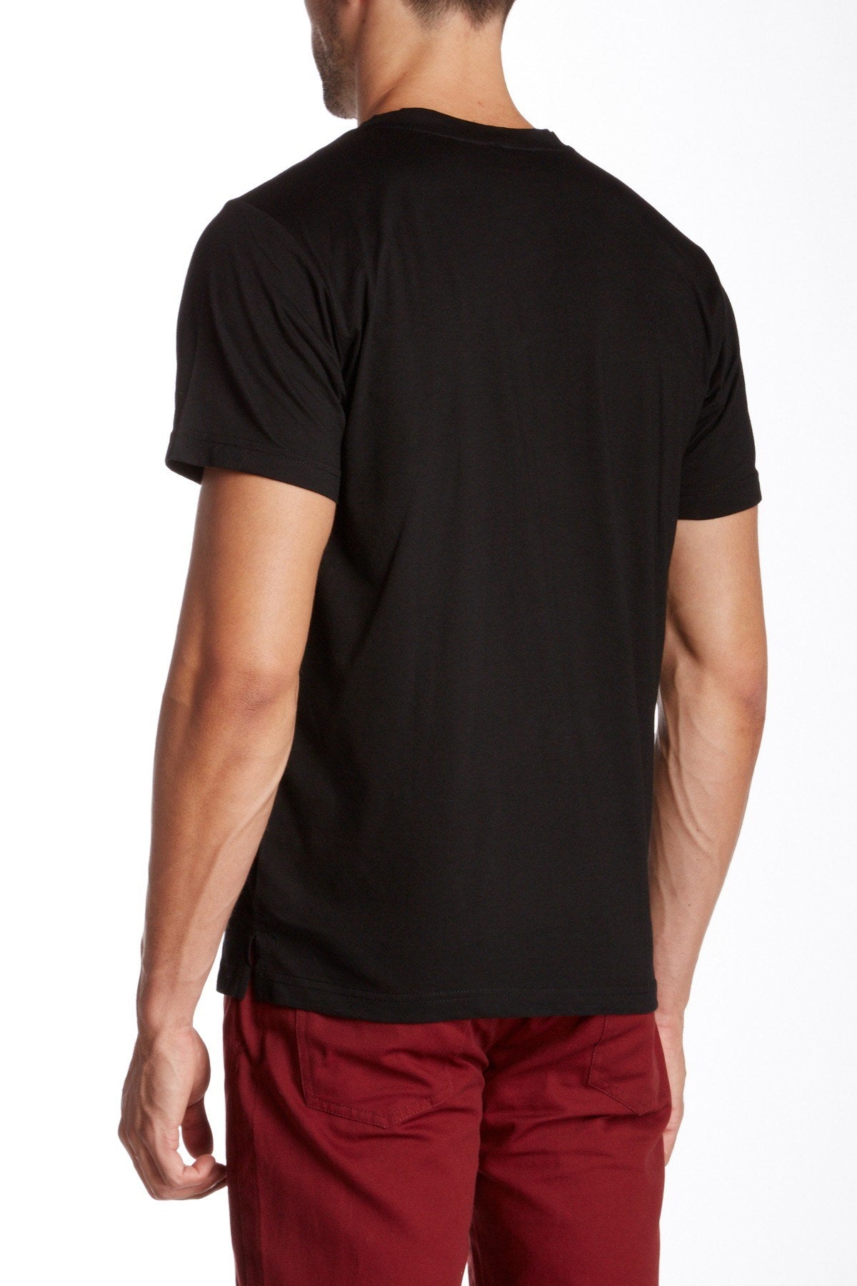 Oxymoron Black Pretty Ugly Pocket Tee