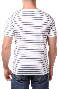 Oxymoron Blue & White Pocket Tee thumbnail 2