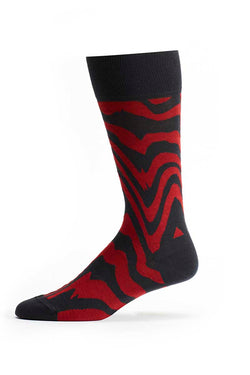 Ozone Grey Dual Grain Crew Sock thumbnail 1