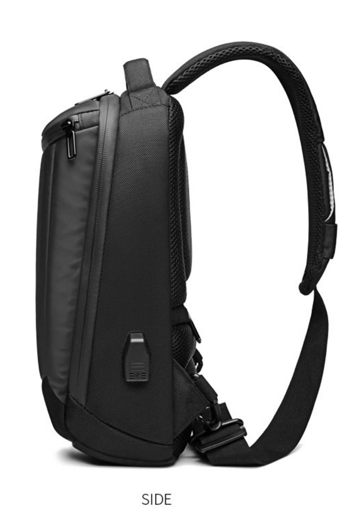 Ozuko Army-Green Waterproof Crossbody Single Shoulder Bag