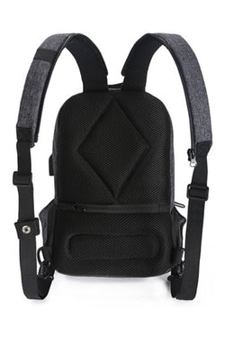 Ozuko Camo-Print USB-Charging Multifunction Crossbody Backpack-Bag thumbnail 3