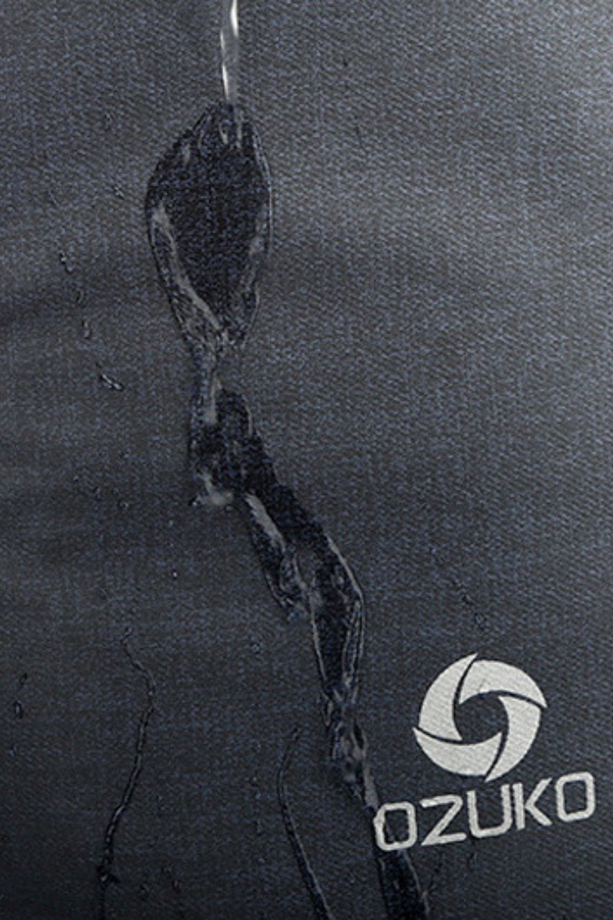 Ozuko Camo-Print USB-Charging Multifunction Crossbody Backpack-Bag