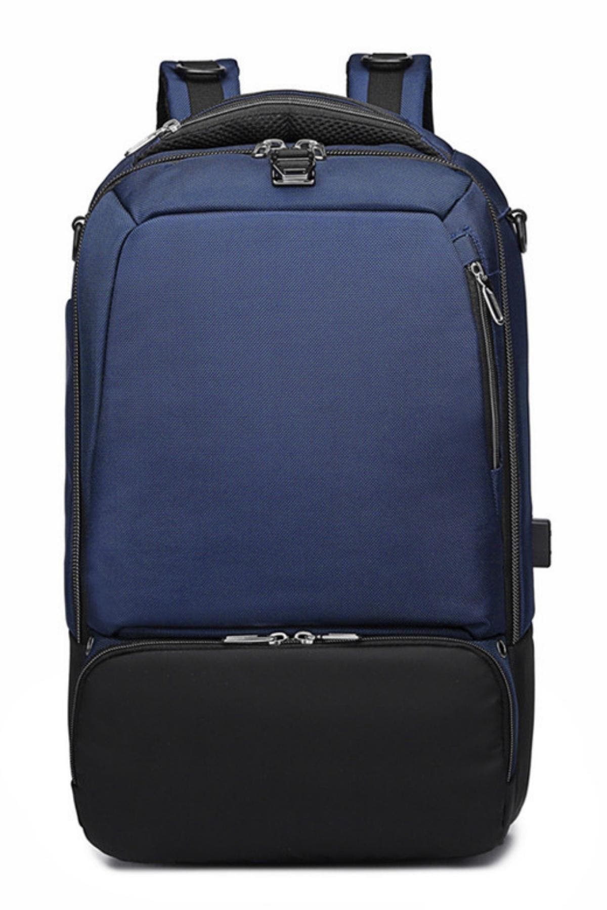Ozuko Deep Blue Travel Backpack