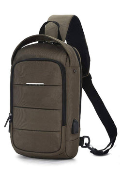 Ozuko Green USB-Charging Crossbody Tablet Backpack-Bag thumbnail 1