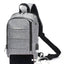 Ozuko Green USB-Charging Crossbody Tablet Backpack-Bag