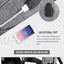 Ozuko Green USB-Charging Crossbody Tablet Backpack-Bag