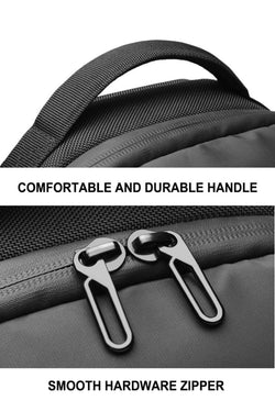 Ozuko Very-Black Waterproof Crossbody Single Shoulder Bag thumbnail 4