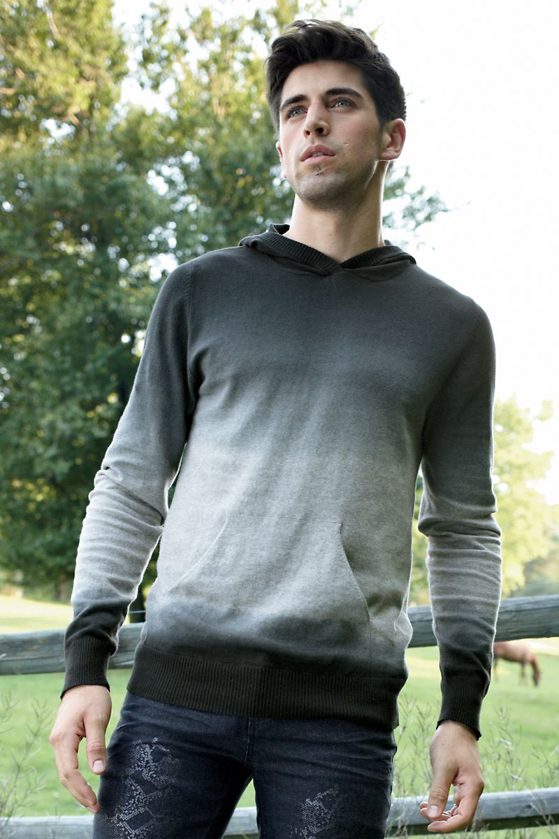 P.O.V. Grey Dusk Hooded Sweater