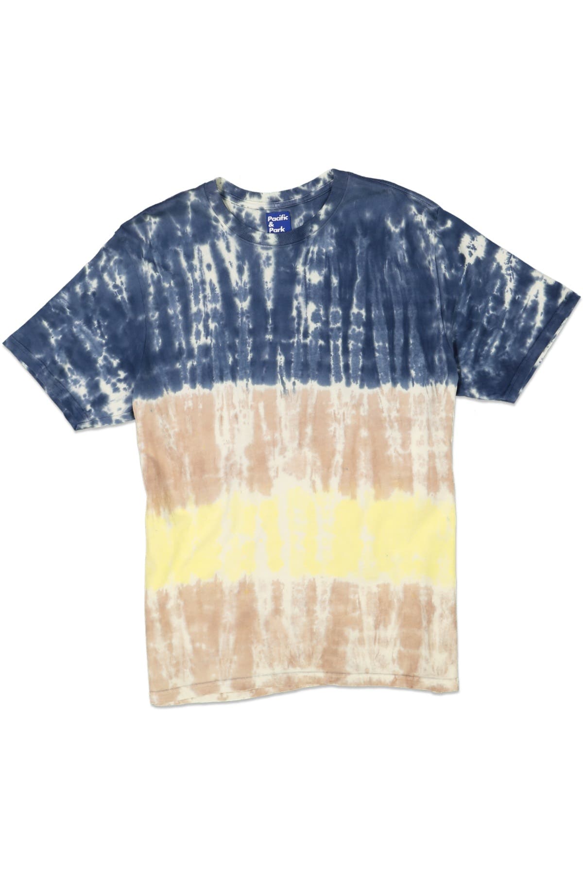 PACIFIC & PARK STRIPE TIE DYE SHIRT