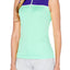 PGA TOUR Beach Glass Mock Neck Quarter Zip Sleeveless Golf Top