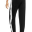 PJ Salvage Black/White Cable-Trim Jogger Pant