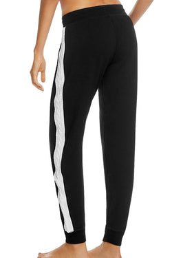 PJ Salvage Black/White Cable-Trim Jogger Pant thumbnail 4