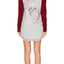 PJ Salvage Heather-Grey Skulls/Roses Sleep-Shirt