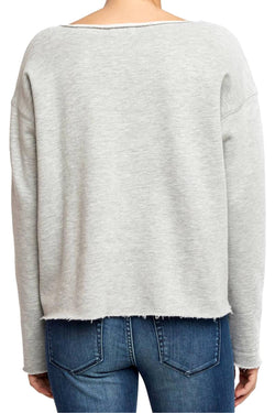PJ Salvage Heather-Grey Star-Light Sweatshirt thumbnail 2
