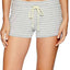 PJ Salvage Heather-Grey Striped Sunshine Days Modal Lounge Short