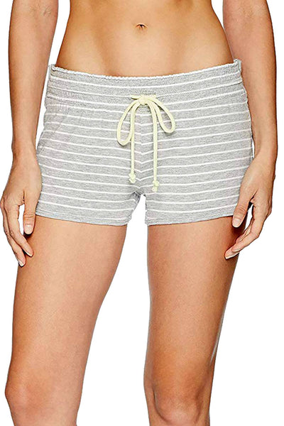 PJ Salvage Heather-Grey Striped Sunshine Days Modal Lounge Short