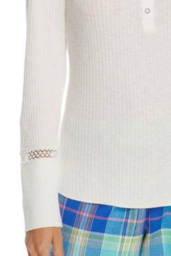 PJ Salvage Ivory Long-Sleeve Modal Ribality Top thumbnail 2