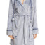 PJ Salvage Navy/Grey Blues-Traveler Faux-Fur Robe
