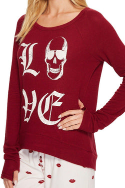 PJ Salvage Wine Love-You-To-Death Lounge Top thumbnail 2