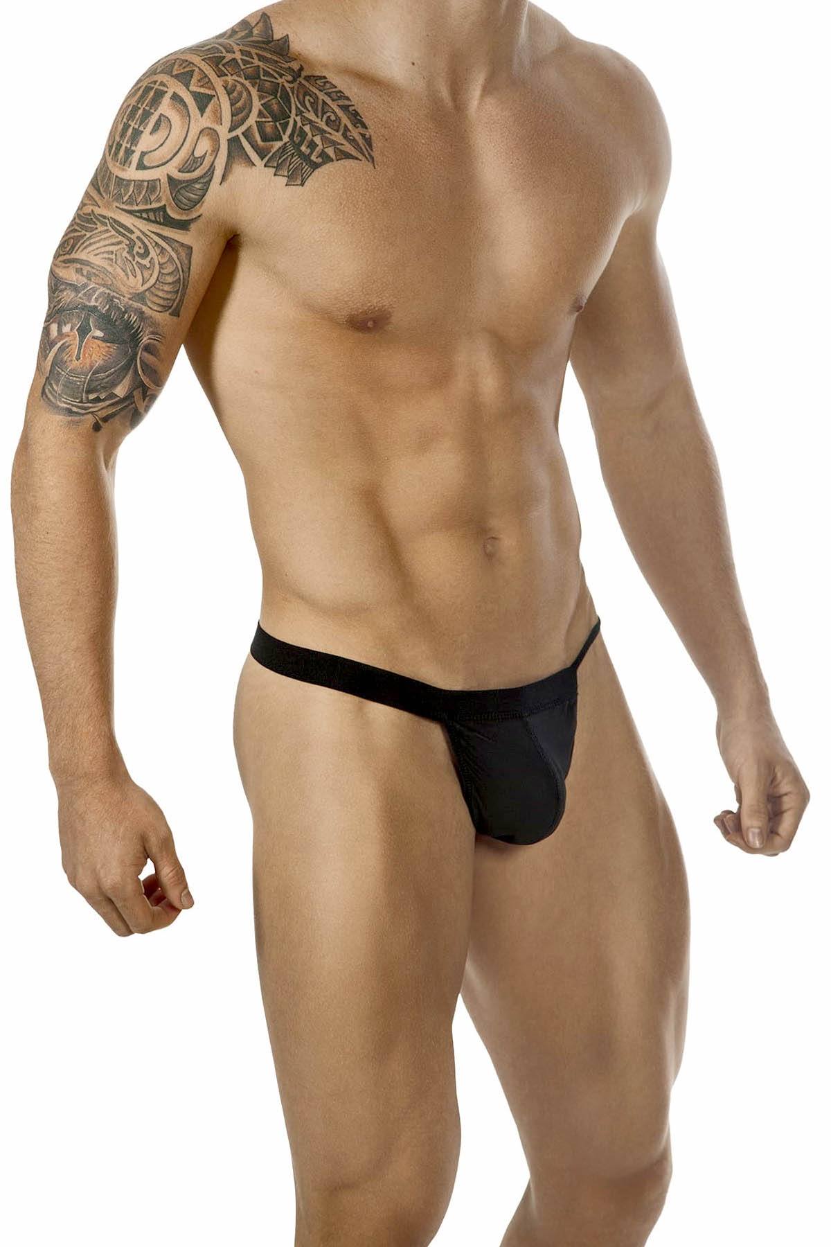 PPÜ Black Asymmetrical Thong