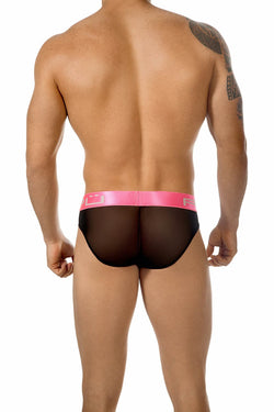 PPÜ Black/Pink Sheer Bikini Brief thumbnail 2