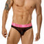 PPÜ Black/Pink Sheer Bikini Brief