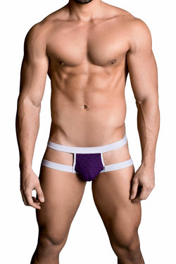 PPÜ Purple/Grey Cut-Out Brief thumbnail 1