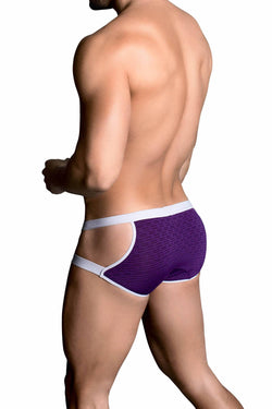 PPÜ Purple/Grey Cut-Out Brief thumbnail 2