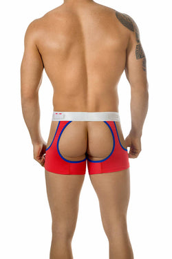 PPÜ Red/Blue Sheer Jock-Trunk thumbnail 2