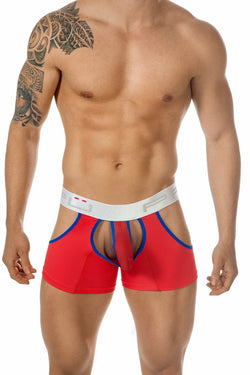 PPÜ Red/Blue Sheer Jock-Trunk thumbnail 1