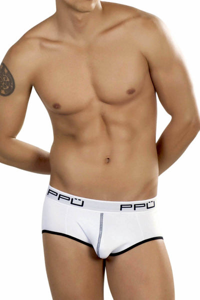 PPÜ White Basic Brief
