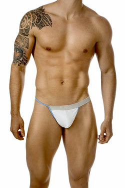 PPÜ White/Light-Grey Asymmetrical Thong thumbnail 1