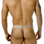 PPÜ White/Light-Grey Asymmetrical Thong