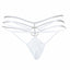 PPÜ White Strappy Thong