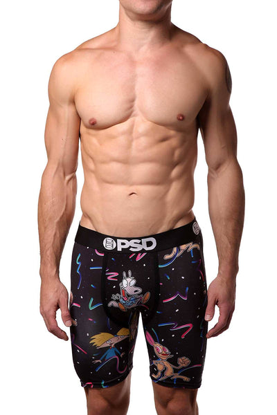 PSD Black Cartoon-Crossover Boxer Brief