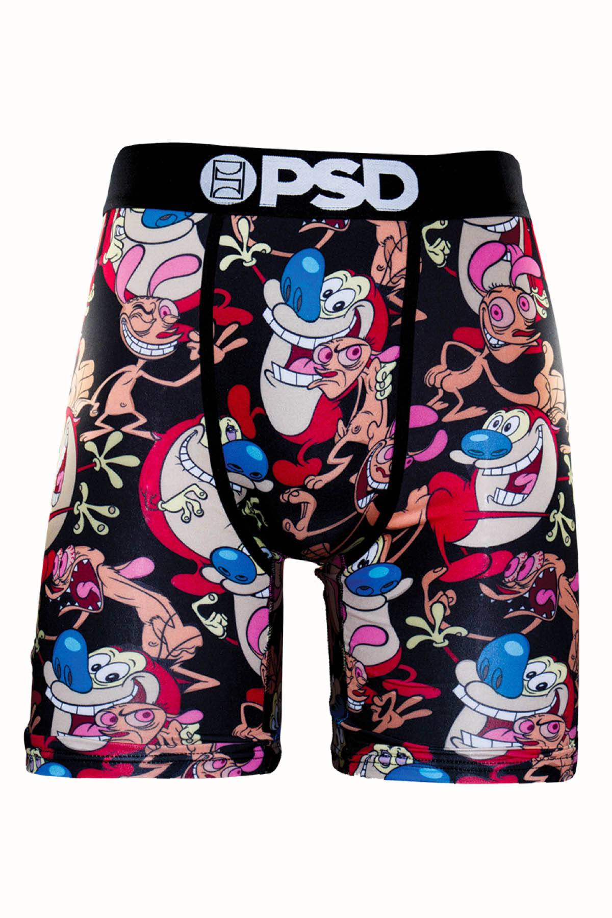 PSD Black Ren & Stimpy Boxer Brief