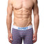 PSD Blue/Multi-Color Striped Merge Boxer Brief