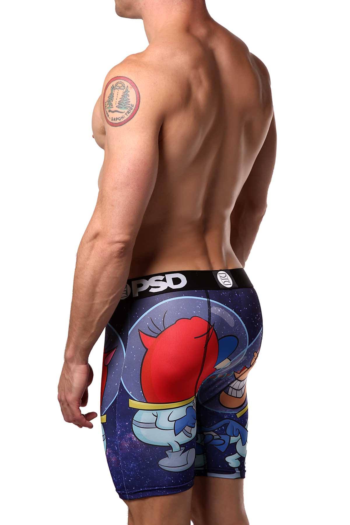 PSD Blue Ren & Stimpy Space Boxer Brief