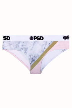 PSD Pink Marble Bikini Brief thumbnail 1