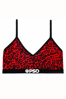 PSD Red Cheetah Triangle-Bra thumbnail 3